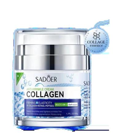 SADOER Cream 3 in 1 with collagen retinol and peptides