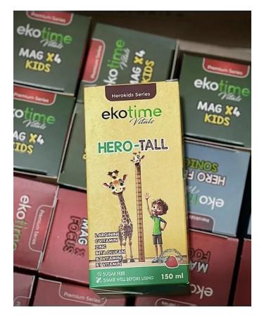 ecotime vitals Complex for growth Children's syrup 150ML T rkiye Ecotime