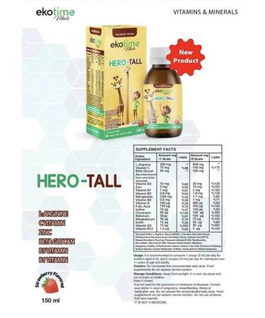 ecotime vitals Complex for growth Children's syrup 150ML T rkiye Ecotime - Buy Online on GoSupps.com