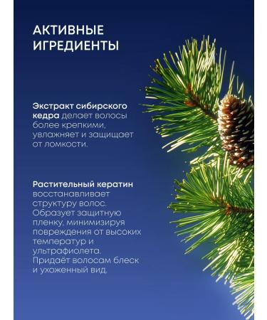 Natura Siberica Hair mask restoring nutrient keratin 2 pcs - Buy Online on GoSupps.com