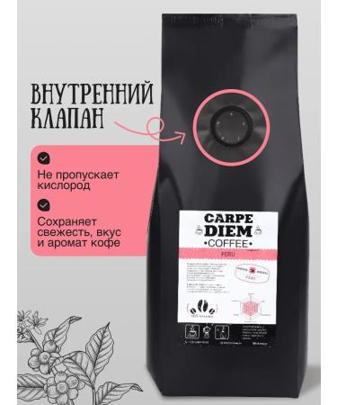 Kofcheg Coffee in grains Peru 100% Arabica 500 g - Buy Online on GoSupps.com