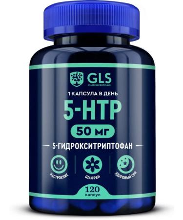 GLS pharmaceuticals 5 htp + magnesium and saffron vitamins for mood and sleep - Buy Online on GoSupps.com