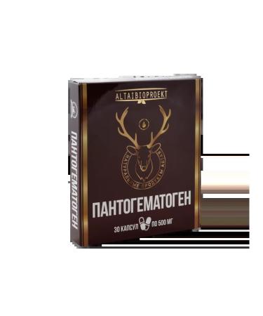 AltaiBioProject Pantogematogen Altai in capsules 30 pcs 500 mg - Buy Online on GoSupps.com