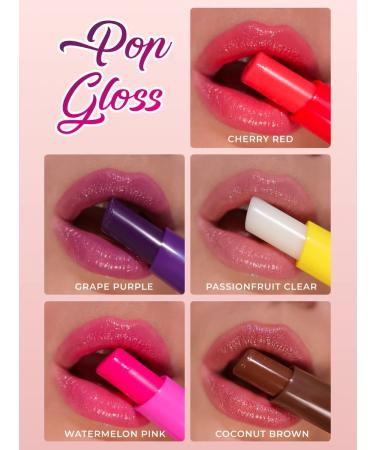 I Heart Revolution Balm lip gloss with a tint of Pop Gloss Passionfruit - Buy Online on GoSupps.com