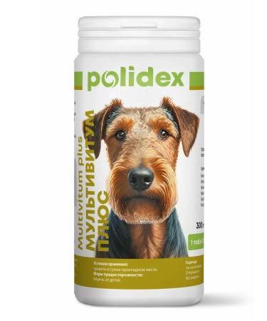 Polidex Polydex multivitum plus for dogs 300Tab. (1 tab. On10 kg)