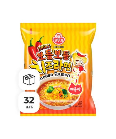 Ottogi Noodles with a taste of spicy cheese pack 111 g x 32 pcs