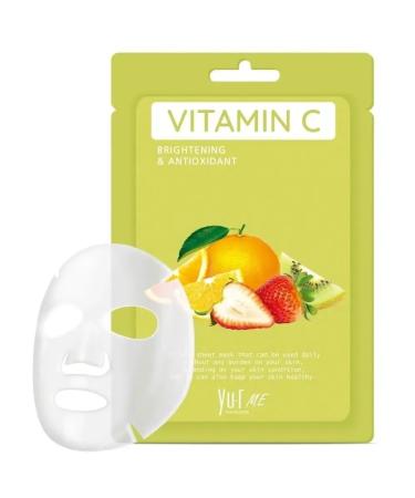 YUR Korean fabric face mask with vitamin C 5 pcs - Buy Online on GoSupps.com