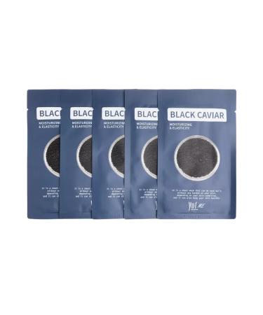Yur Fabric face masks with black caviar extract 5 pcs - Buy Online on GoSupps.com