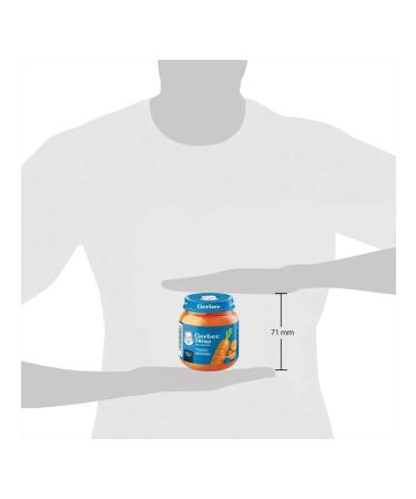 Gerber Carrots of mashed potatoes 6x125g - Buy Online on GoSupps.com