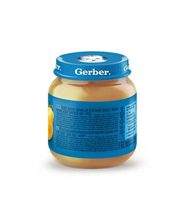 Gerber Pear Puree 6x125g - Buy Online on GoSupps.com