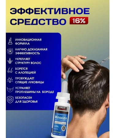 Lotion 16% for hair growth and beard - Buy Online on GoSupps.com