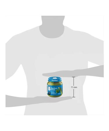 Gerber Broccoli zucchini puree 6x125r - Buy Online on GoSupps.com
