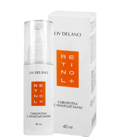 Liv Delano Facial serum with microeles Retinol+ - Buy Online on GoSupps.com