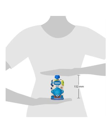 Nestle Apple of blueberry puree spider 8x90g - Buy Online on GoSupps.com