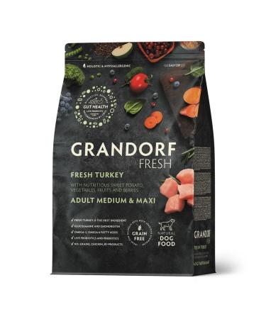 Grandorf fresh Dry food for dogs turkey and battting 10 kg and gift - Buy Online on GoSupps.com