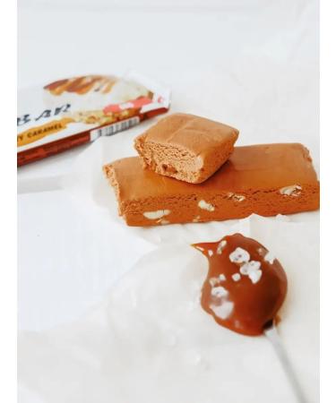 BombBar Protein bars without sugar Salt caramel 12pcs 60g - Buy Online on GoSupps.com