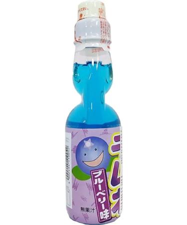 Ramune Japanese lemonade with blueries taste 200 ml - Buy Online on GoSupps.com