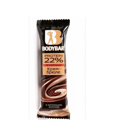 Altaimag BODYBAR 22% Protein Bar Creme Brulee in Dark Chocolate 50g