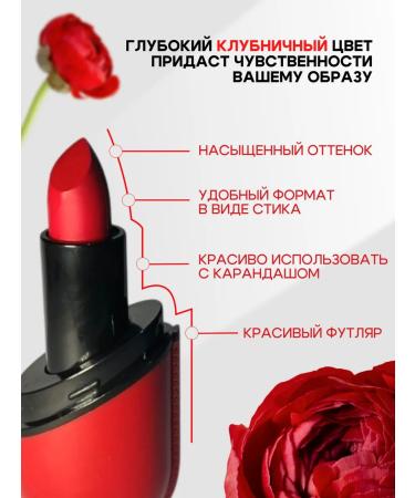Lipstick matte 05 Strawberry - Buy Online on GoSupps.com