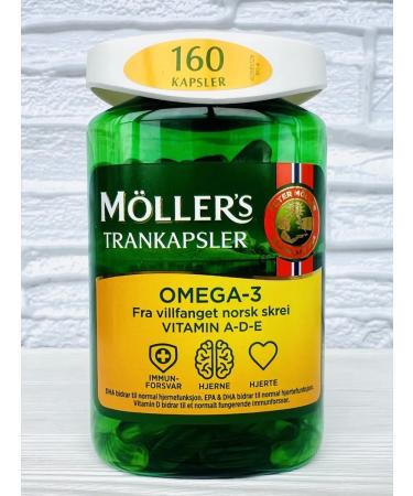 SUOMI MOLLER TUPLA TRAN Omega 3 + Vitamins A E D 160 caps - Buy Online on GoSupps.com