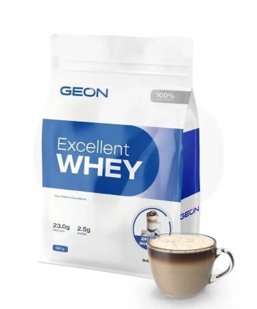 Protein Excellent Whey double mocchino 77% protein (920g) - Buy Online on GoSupps.com