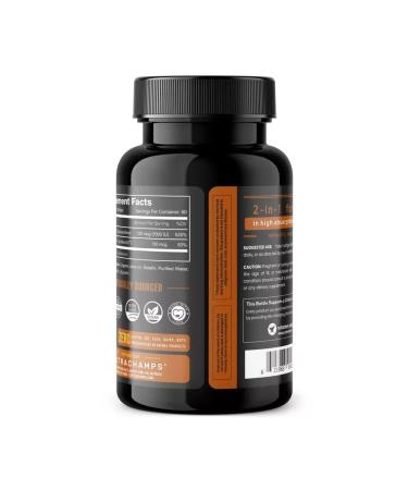 California Gold Nutrition Vitamin D3 5000MO K2 120 g 60 capsules - Buy Online on GoSupps.com