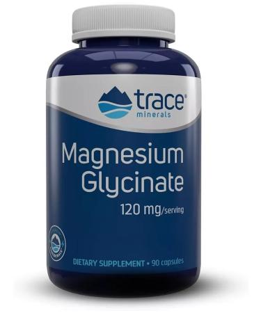 Trace Minerals Magnesium glycinate 90 capsules 120mg - Buy Online on GoSupps.com