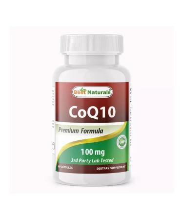Best Naturals Coenzyme Q10 100 mg 60 capsules - Buy Online on GoSupps.com