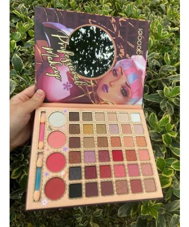 Professional Makeup 40 Color shadows shimmer highlighter glitter - Buy Online on GoSupps.com