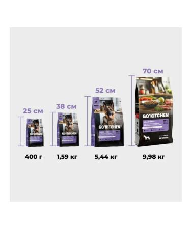 Bezernary feed for dogs of all rocks 4 meat 0.4 kg - Buy Online on GoSupps.com