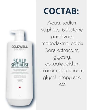 Goldwell Scalp Deep Cleansing Shampoo 1000ml - Buy Online on GoSupps.com