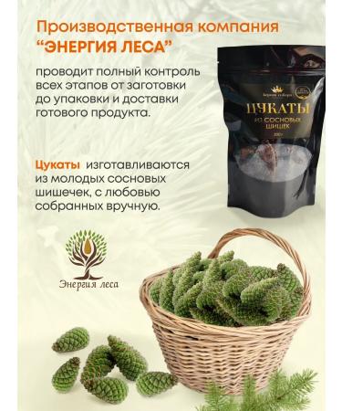 Energy of the Forest Zuccata from pine cones Healthy forest sweets delicious - Buy Online on GoSupps.com