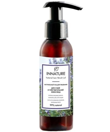 Natural gel for washing dry and sensitive skin