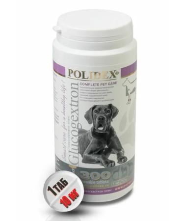 polidex Polydex Glukogecstron Plus for dogs 300Tab. (1t by 10 kg) - Buy Online on GoSupps.com