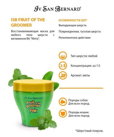 Dog shampoo and ISB mint mask - Buy Online on GoSupps.com