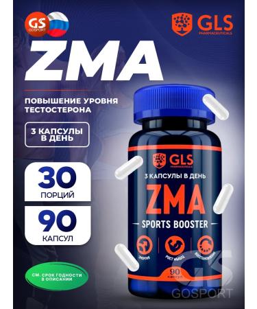 GLS pharmaceuticals Magnesium+zinc+b6 zma 90 capsules