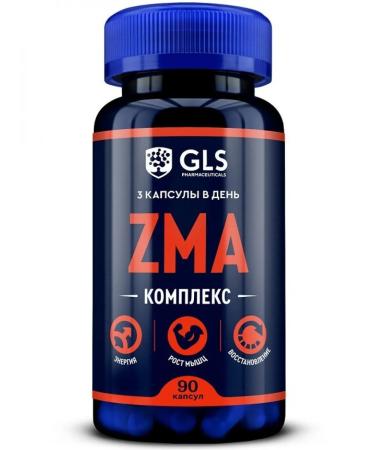 GLS pharmaceuticals Magnesium+zinc+b6 zma 90 capsules - Buy Online on GoSupps.com