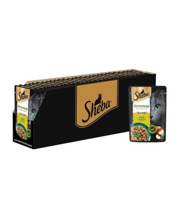 Sheba Wet food for adult cats in assorted sauce 75g x 56 pcs - Buy Online on GoSupps.com