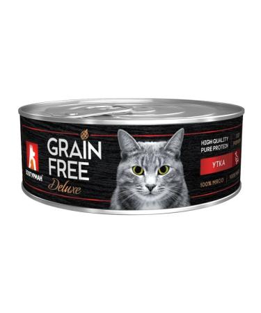 ZOOGOURMAN Wet food for adult cats with a duck 100g x 12pcs - Buy Online on GoSupps.com