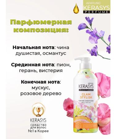 KeraSys Hair air conditioning glamor is perfumed 400ml - Buy Online on GoSupps.com