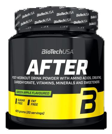 BioTechUSA Post -training complex AFTER 420 g. Green apple
