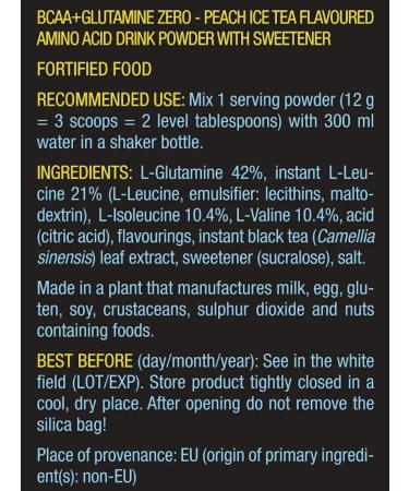 BioTechUSA Amino acids BCAA + Glutamine Zero 480 g. Persian tea - Buy Online on GoSupps.com