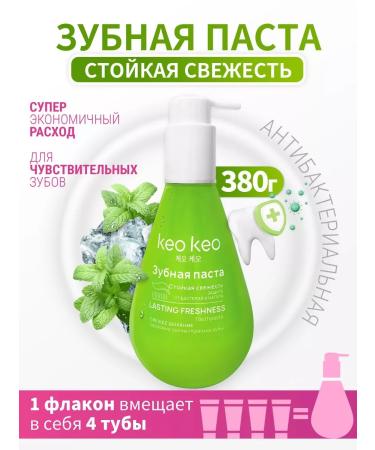 Toothpaste persistent freshness protection against bacteria and plaque