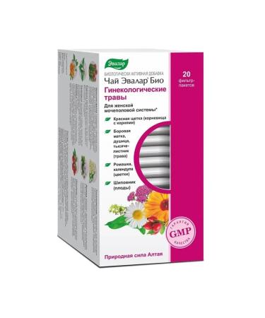 Evalar Tea bio gynecological herbs filter packages 20 pcs