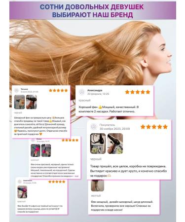 Hair hair dryer Powerful with nozzles - Buy Online on GoSupps.com