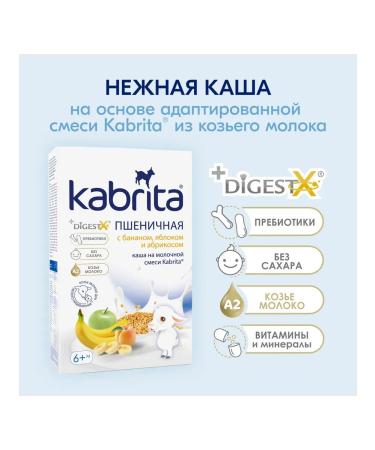 Children'porridgX Wheat porridge with banana apple and apricot 6+ months 2 pcs - Buy Online on GoSupps.com