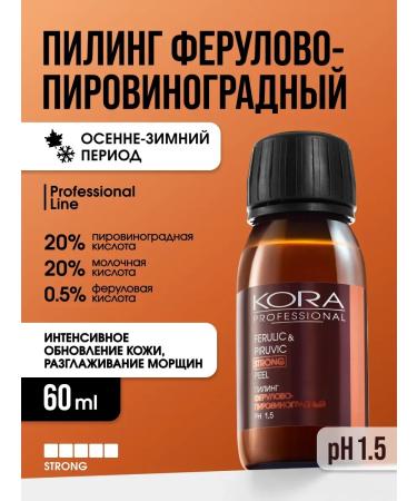 Ferulic-pyruvic facial peeling