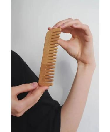 Combed Combing Wooden for Hair - Buy Online on GoSupps.com