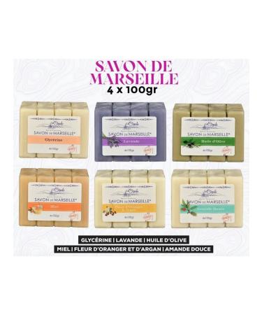 La Cigale Marseille soap with olive 4x100g solid France - Buy Online on GoSupps.com