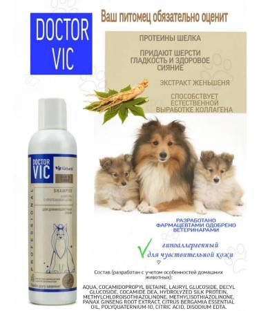 Nica Cosmetics Shampoo for long -haired dogs with prot. SHEEL 250 ml - Buy Online on GoSupps.com
